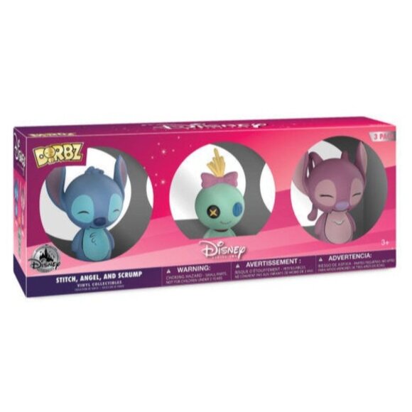 Funko Dorbz Lilo Stitch Angel Scrump 3 pack Disney Special Edition Vinyl Figures - Picture 2 of 4